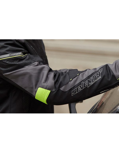 Geaca (jacheta) barbati Racing Seventy vara/iarna model SD-JR69 culoare: negru/galben fluor