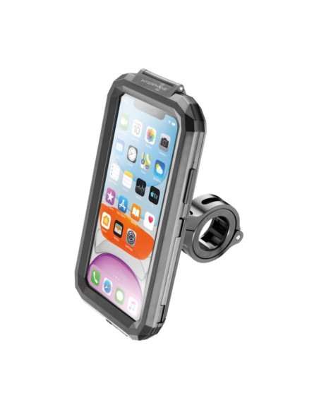 Suport telefon Interphone model Armor - carcasa universala - montaj pe ghidon - waterproof - diagonala maxima smartphone: 5.8 in