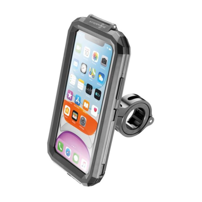 Suport telefon Interphone model Armor Pro - carcasa universala - montaj pe ghidon - waterproof - diagonala maxima smartphone: 6.