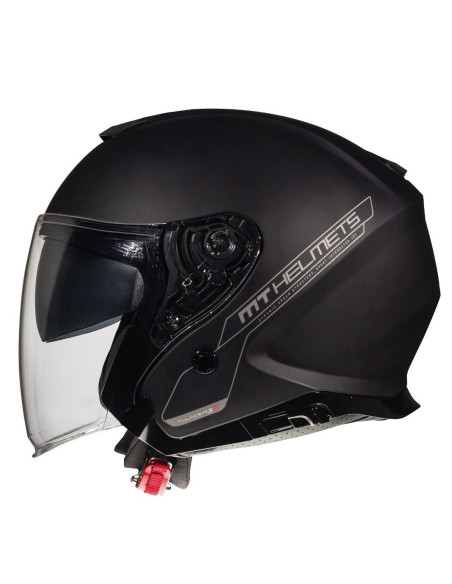 Casca open face MT Thunder III SV Jet A1 negru mat (ochelari soare integrati) – tip MT-V-19