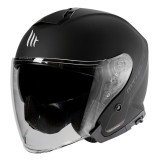 Casca open face MT Thunder III SV Jet A1 negru mat (ochelari soare integrati) – tip MT-V-19