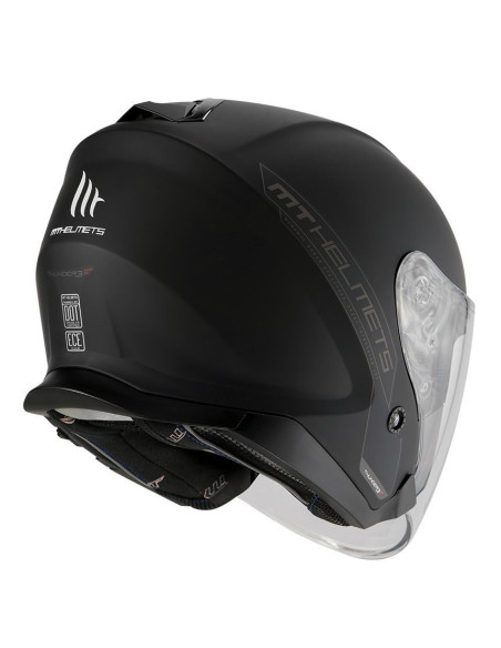 Casca open face MT Thunder III SV Jet A1 negru mat (ochelari soare integrati) – tip MT-V-19