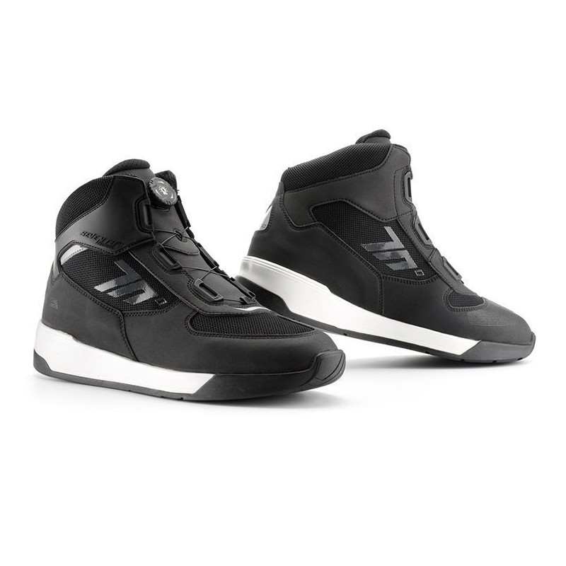 Ghete moto Urban Unisex Seventy model SD-BC10 culoare: negru/gri