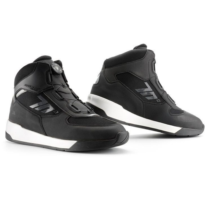 Ghete moto Urban Unisex Seventy model SD-BC10 culoare: negru/gri