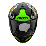 Casca integrala Axxis model Draken S Parrot A1 negru mat - tip viziera: MT-V-18C
