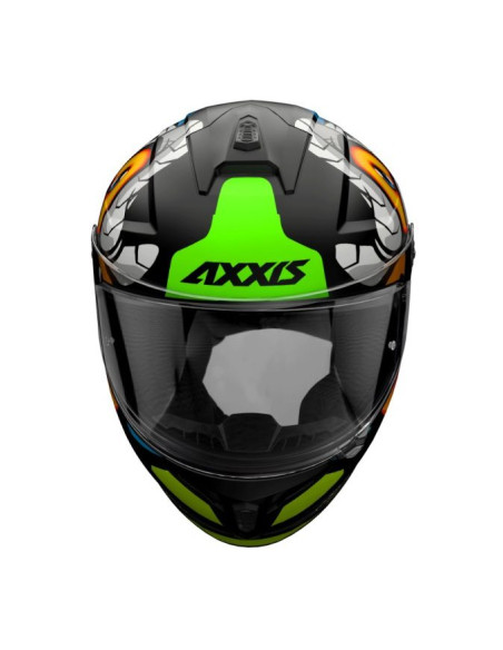 Casca integrala Axxis model Draken S Parrot A1 negru mat - tip viziera: MT-V-18C