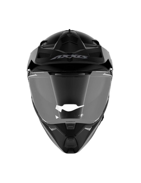 Casca adventure/touring/off road Axxis model Wolf DS A1 negru mat – tip viziera: MT-V-20