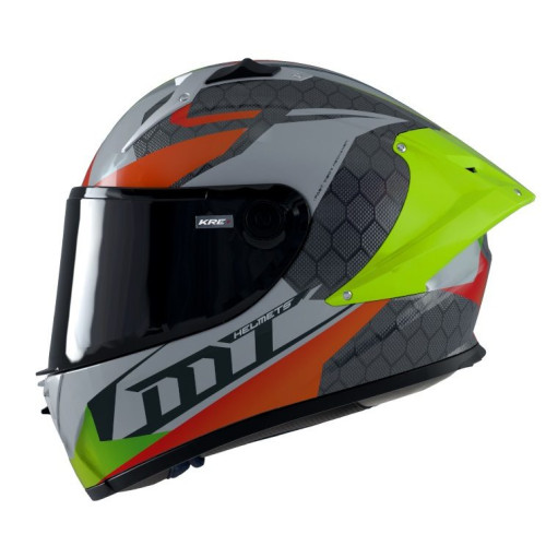 Casca integrala MT KRE+ Carbon Projectile D2 gri lucios - 100% carbon - FIM approved