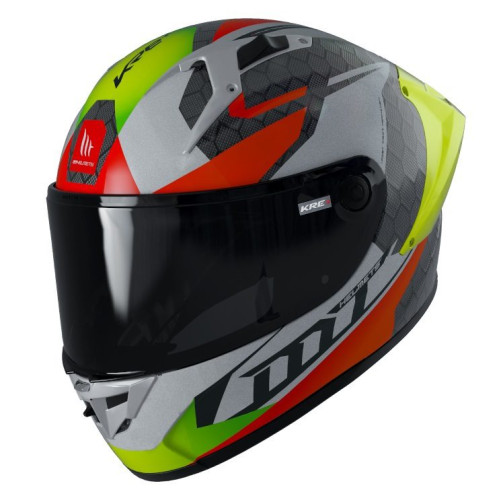 Casca integrala MT KRE+ Carbon Projectile D2 gri lucios - 100% carbon - FIM approved 2