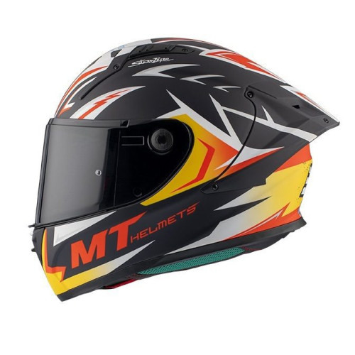 Casca integrala MT KRE+ Carbon Acosta A37 albastru inchis (negru) mat - 100% carbon - FIM approved
