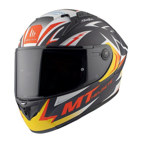 Casca integrala MT KRE+ Carbon Acosta A37 albastru inchis (negru) mat - 100% carbon - FIM approved 2