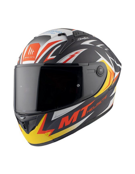 Casca integrala MT KRE+ Carbon Acosta A37 albastru inchis (negru) mat - 100% carbon - FIM approved