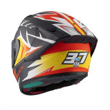 Casca integrala MT KRE+ Carbon Acosta A37 albastru inchis (negru) mat - 100% carbon - FIM approved