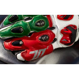 Manusi barbati racing vara Seventy model SD-R12 negru/rosu/verde