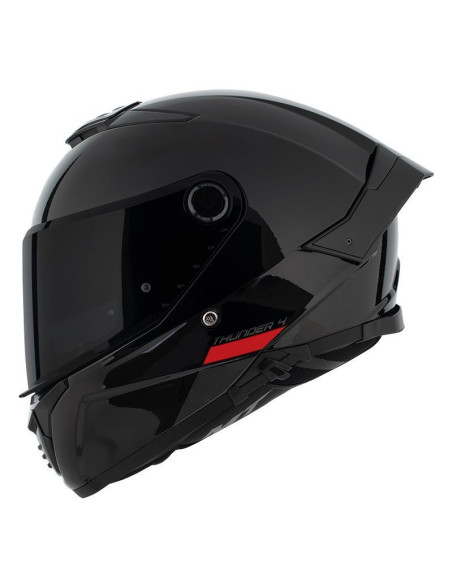 Casca integrala MT Thunder 4 SV A1 negru lucios (ochelari soare integrati) - tip viziera MT-V-28B