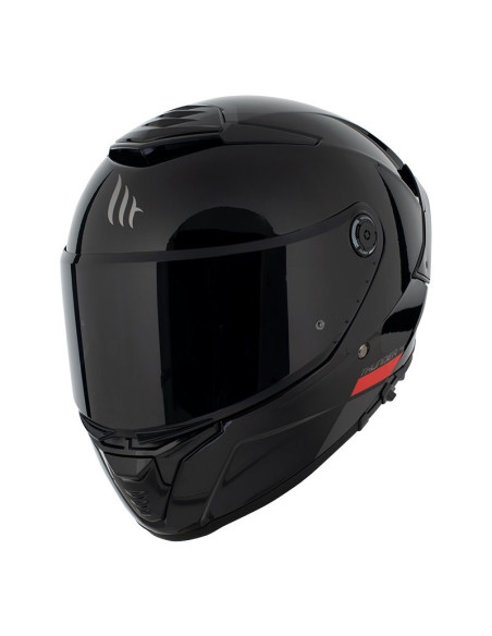 Casca integrala MT Thunder 4 SV A1 negru lucios (ochelari soare integrati) - tip viziera MT-V-28B