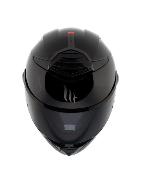 Casca integrala MT Thunder 4 SV A1 negru lucios (ochelari soare integrati) - tip viziera MT-V-28B