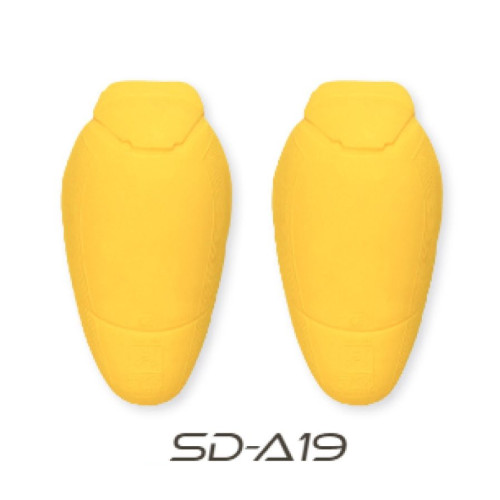 Set protectii genunchi Seventy model SD-A19 - culoare: galben - (set 2 bucati) - compatibile cu blugii moto Seventy