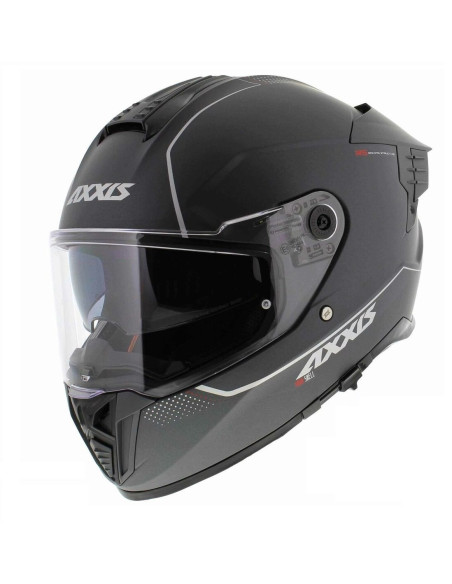Casca integrala Axxis Hawk SV A2 titanium mat (ochelari soare integrati) - tip viziera: MT-V-31