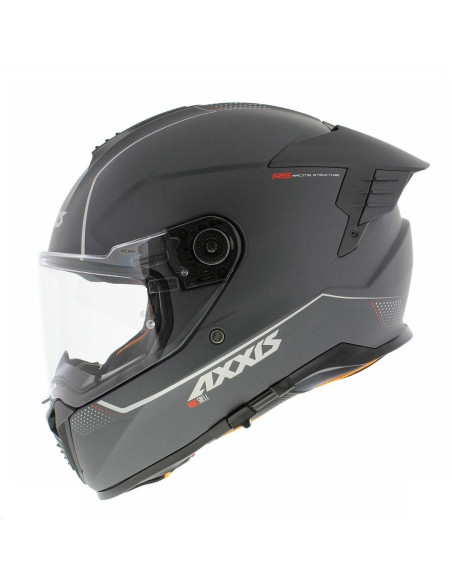 Casca integrala Axxis Hawk SV A2 titanium mat (ochelari soare integrati) - tip viziera: MT-V-31