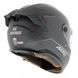 Casca integrala Axxis Hawk SV A2 titanium mat (ochelari soare integrati) - tip viziera: MT-V-31