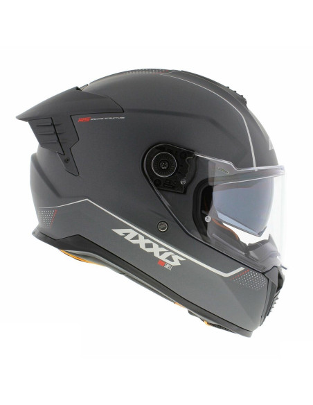Casca integrala Axxis Hawk SV A2 titanium mat (ochelari soare integrati) - tip viziera: MT-V-31