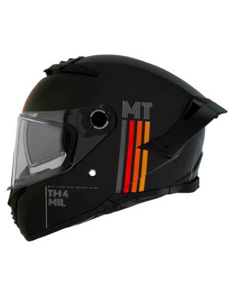 Casca integrala MT Thunder 4 SV MIL A11 negru mat (ochelari soare integrati) - tip viziera MT-V-28B