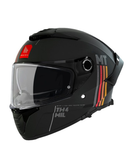 Casca integrala MT Thunder 4 SV MIL A11 negru mat (ochelari soare integrati) - tip viziera MT-V-28B