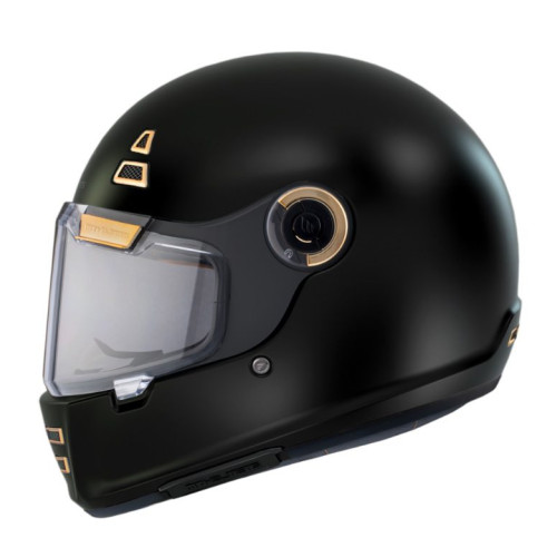 Casca integrala MT Jarama A1 negru mat - model Retro - Cafe Racer