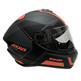 Casca integrala Axxis model Draken S Sonar B5 rosu deschis (roz) mat - tip viziera: MT-V-18C