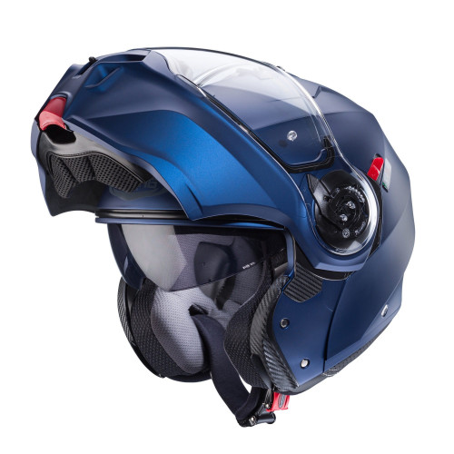 Casca modulabila (flip-up) Caberg model Duke Evo SV albastru mat Yama Pinlock ready - lentila Pinlock inclusa 2