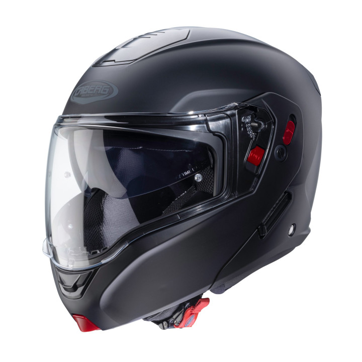 Casca modulabila (flip-up) Caberg model Horus X negru mat Pinlock ready - lentila Pinlock inclusa
