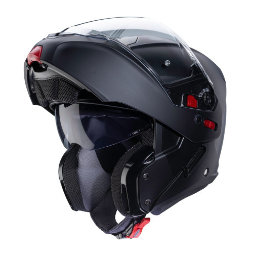 Casca modulabila (flip-up) Caberg model Horus X negru mat Pinlock ready - lentila Pinlock inclusa 2