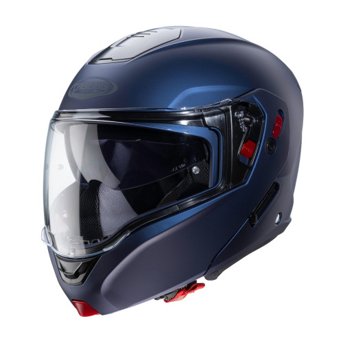 Casca modulabila (flip-up) Caberg model Horus X albastru mat Pinlock ready - lentila Pinlock inclusa