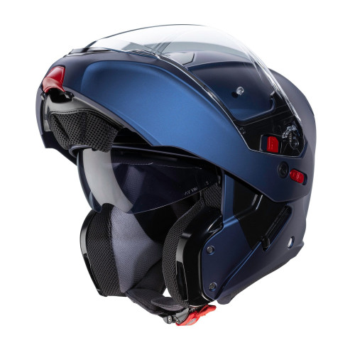 Casca modulabila (flip-up) Caberg model Horus X albastru mat Pinlock ready - lentila Pinlock inclusa 2
