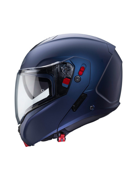 Casca modulabila (flip-up) Caberg model Horus X albastru mat Pinlock ready - lentila Pinlock inclusa