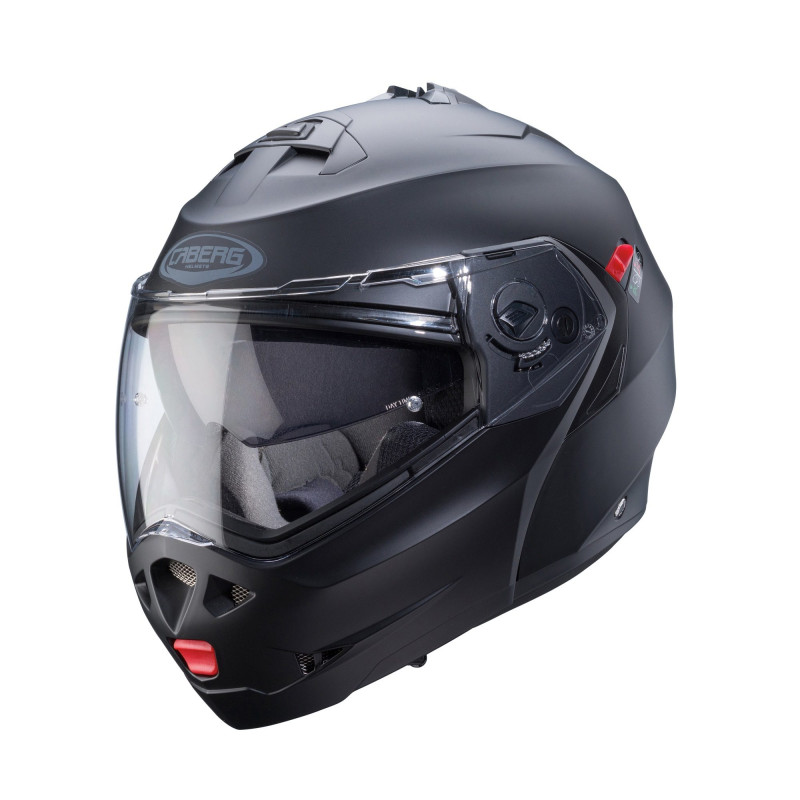 Casca modulabila (flip-up) Caberg model Duke X SV negru mat Pinlock ready - lentila Pinlock inclusa