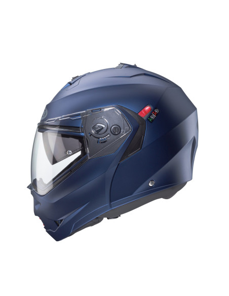 Casca modulabila (flip-up) Caberg model Duke X SV albastru mat Yama Pinlock ready - lentila Pinlock inclusa