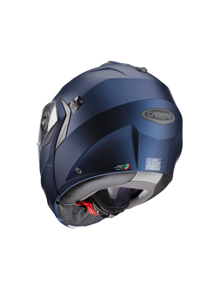 Casca modulabila (flip-up) Caberg model Duke X SV albastru mat Yama Pinlock ready - lentila Pinlock inclusa