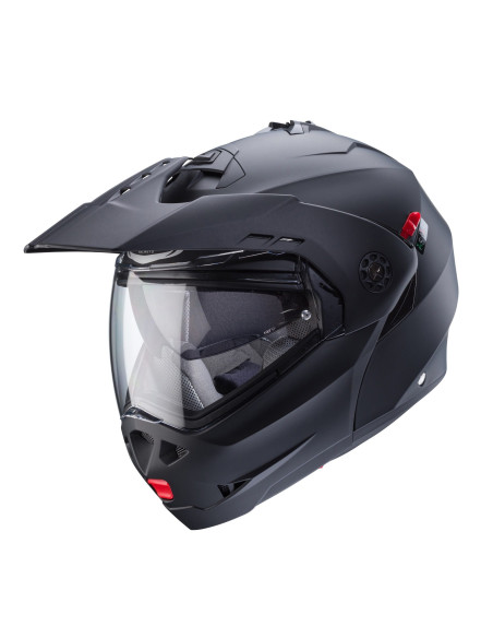 Casca modulabila (flip-up)/adventure Caberg model Tourmax X SV negru mat Pinlock ready - lentila Pinlock inclusa