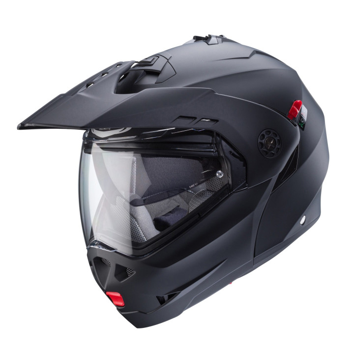 Casca modulabila (flip-up)/adventure Caberg model Tourmax X SV negru mat Pinlock ready - lentila Pinlock inclusa