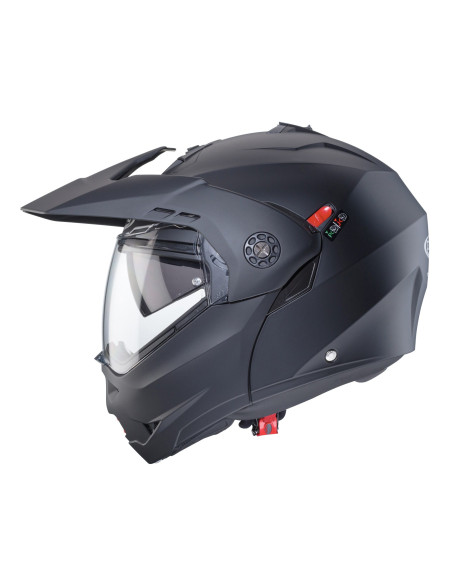 Casca modulabila (flip-up)/adventure Caberg model Tourmax X SV negru mat Pinlock ready - lentila Pinlock inclusa