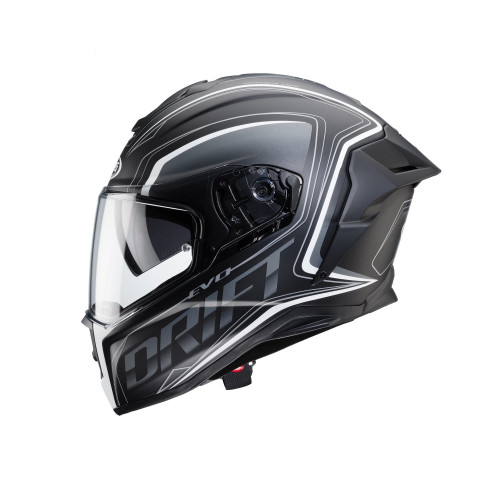 Casca integrala Caberg model Drift Evo SV Integra I0 negru/antracit/alb mat Pinlock ready - lentila Pinlock inclusa 2