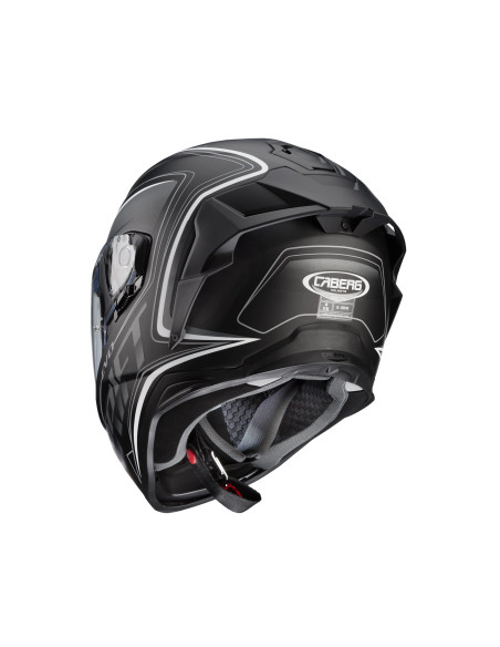 Casca integrala Caberg model Drift Evo SV Integra I0 negru/antracit/alb mat Pinlock ready - lentila Pinlock inclusa