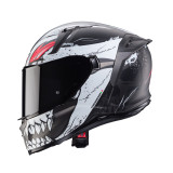 Casca integrala Caberg model Avalon X SV Punk K8 gri/alb/rosu mat Pinlock ready