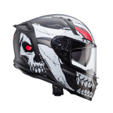 Casca integrala Caberg model Avalon X SV Punk K8 gri/alb/rosu mat Pinlock ready