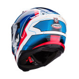 Casca integrala Caberg model Avalon X SV Optic D6 alb/albastru/rosu lucios Pinlock ready