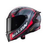 Casca integrala Caberg model Avalon X SV Optic L7 negru/gri/rosu mat Pinlock ready