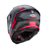 Casca integrala Caberg model Avalon X SV Optic L7 negru/gri/rosu mat Pinlock ready