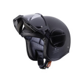 Casca Caberg model Ghost negru mat - fibra de sticla